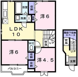 クレストールの物件間取画像